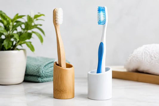 Bamboo Toothbrush vs Plastic for Daily Care