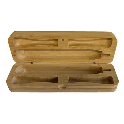 Bamboo Storage/travel box for electric toothbrush. Sonicare and IPX-7 Compatible
