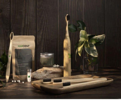 Maxdent Bamboo toothbrush 6 units